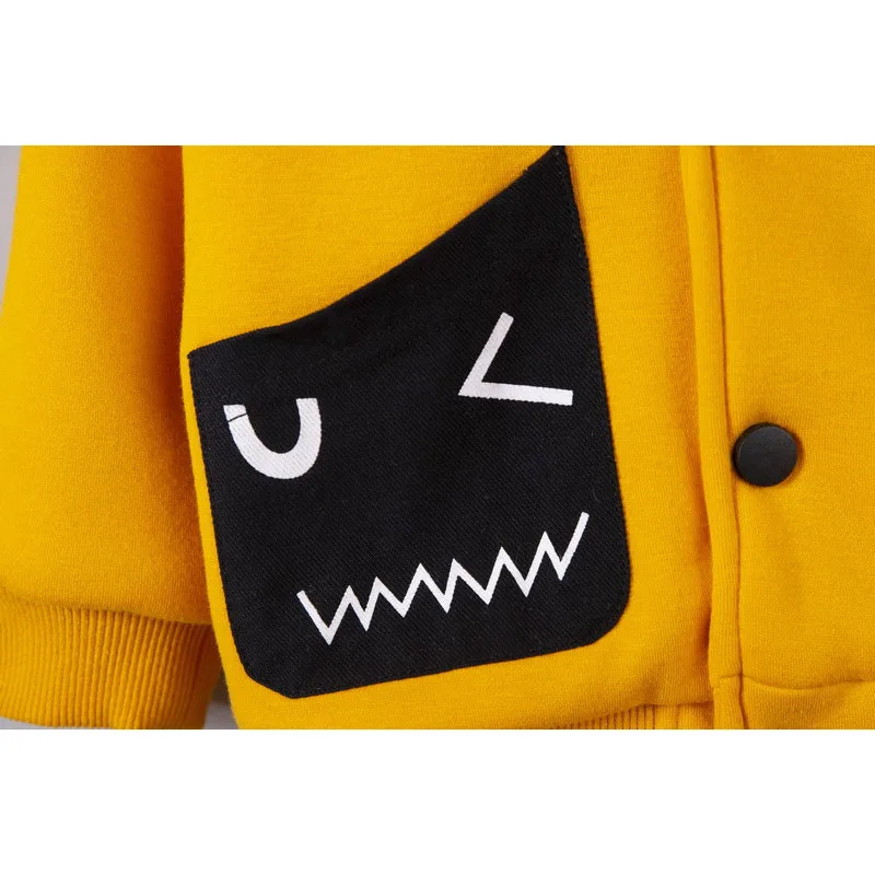 

Children Autumn Winter Thickening Fashion Coat Baby Infant Cartoon New Jacket Kids Leisure Vitality Top For Boy Cotton Outerwear