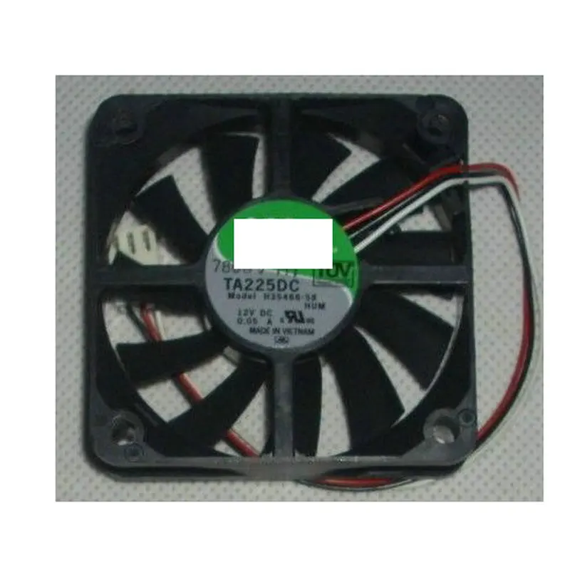

6cm TA225DC H35466-58 6015 12v 0.05a 3wire cooling fan