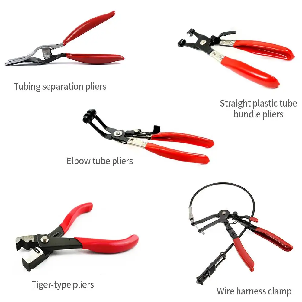 

Manganese Steel Hose Clamp Pliers Tool Pipe Wrench Pipe Clamp Durable Practical Snap Clamp Sturdy Multi Function