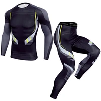 mens sport tracksuit sportswear compression set quick dry training gym clothing running rashguard tracksuit sport jogging suits