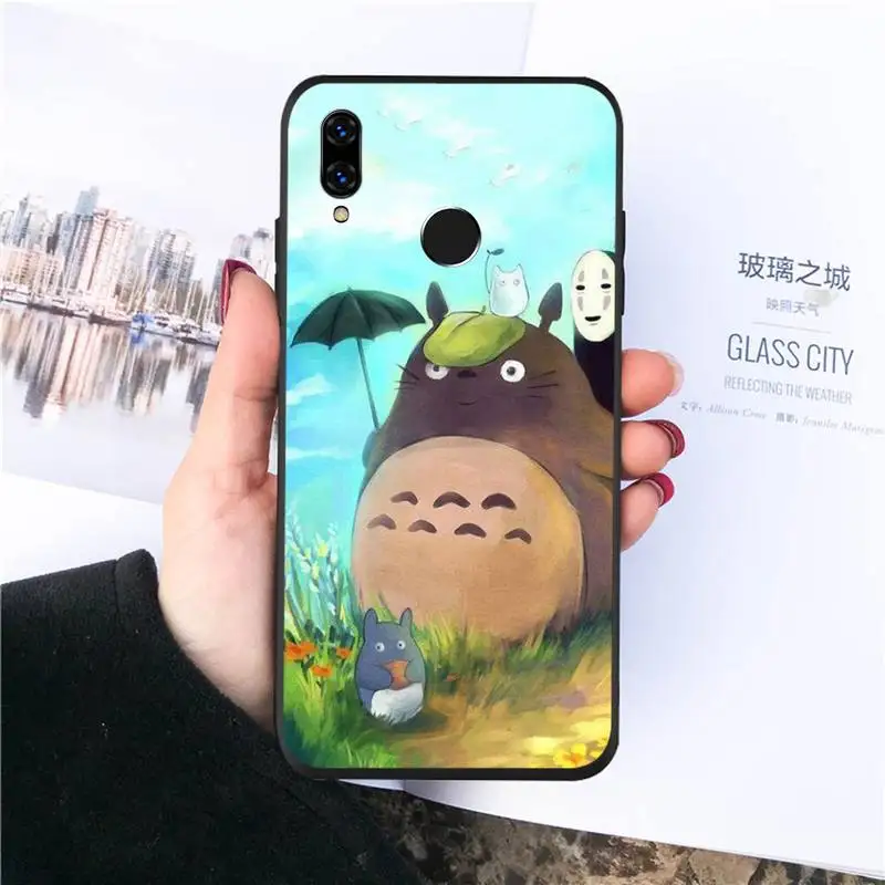 

Miyazaki Hayao Totoro Spirited Away Phone Cases For Huawei honor Mate P 10 20 30 40 Pro 10i 9 10 20 8 x Lite funda coque