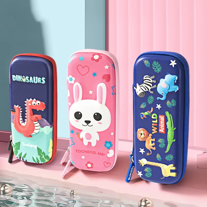 Кавайный пенал симпатичный карандаш коробка trousse scolair emultifunctional школьные