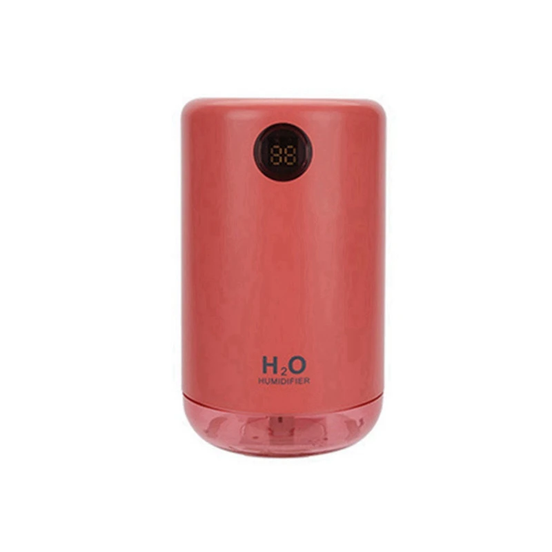 

2 Pcs Air Humidifier 500ML 2000MAh Portable Aroma Water Mist Diffuser Battery Life Show Aromatherapy Humidificador B & A