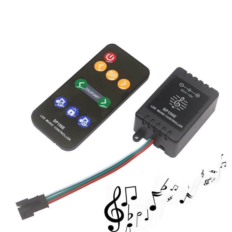 WS2811 RGB Светодиодная лента 5050 SMD Адресуемая светодиодная для управления музыкой