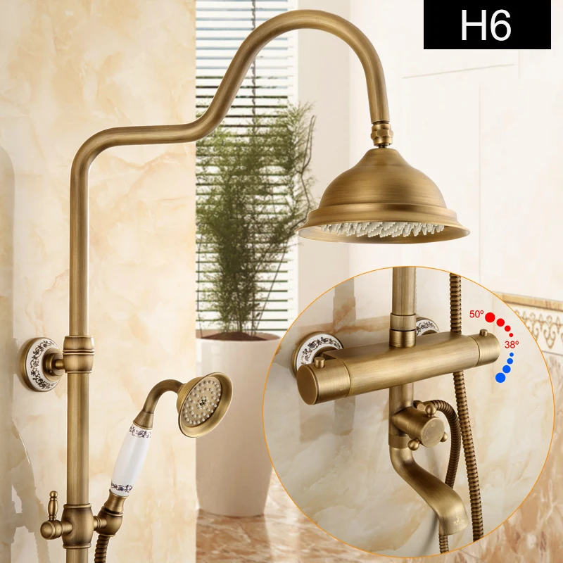 

Душевая система ELLEN HOMEDECOR EL4013 античная бронза