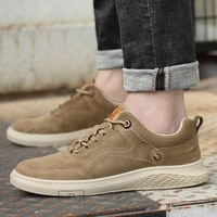 2022 style autumn winter men shoes casual genuine leather flats sneakers male waterproof plush shoe man keep warm shoes for men