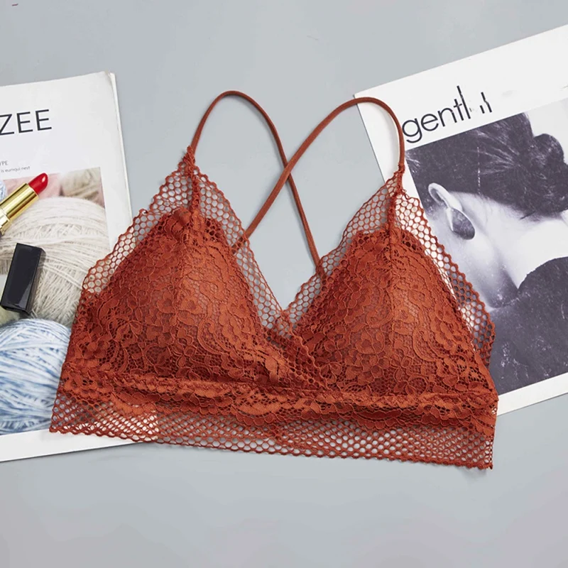 Женский кружевной топ труба дамское нижнее белье сексуальный бюстгальтер
