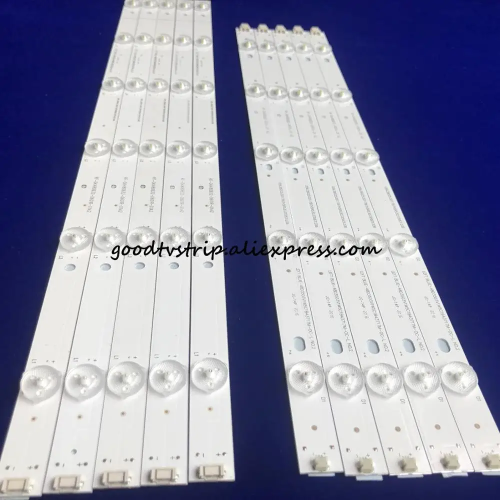 Светодиодный полосы R + L = 11 лампа (949 мм) для Haier 48 &quotТВ LH48U3200 светодиодный RF DK480B32 0501L