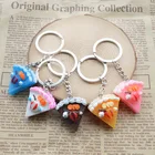 1 шт. Милая миниатюрная имитация пищевого брелка полимерная для торта брелок подарок подвеска аксессуары брелок ювелирные изделия YS-261