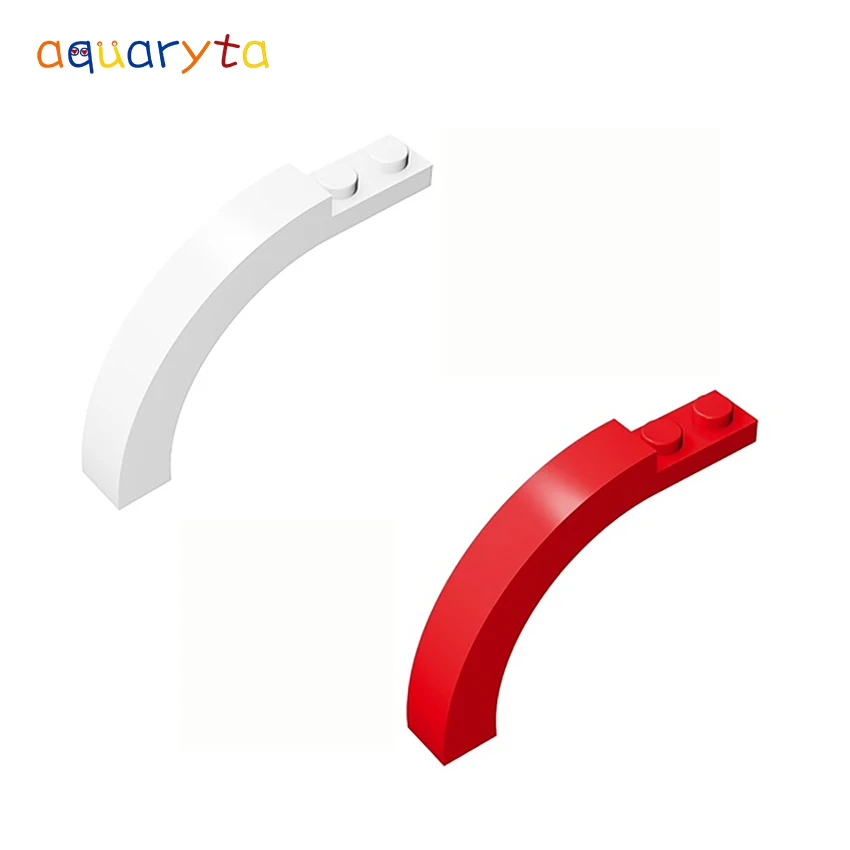 Строительные блоки Aquaryta, 20 шт., Арка из кирпичей, 1x6x3, 1/3 изогнутый верх, совместимы с 6060 15967, образовательная игрушка «сделай сам» из частиц для подростков Строительные блоки Aquaryta, 20 шт., Арка из кирпичей, 1x6x3, 1/3 изогнутый верх, совместимы с 6060 15967, образовательная игрушка «сделай сам» из частиц для подростков