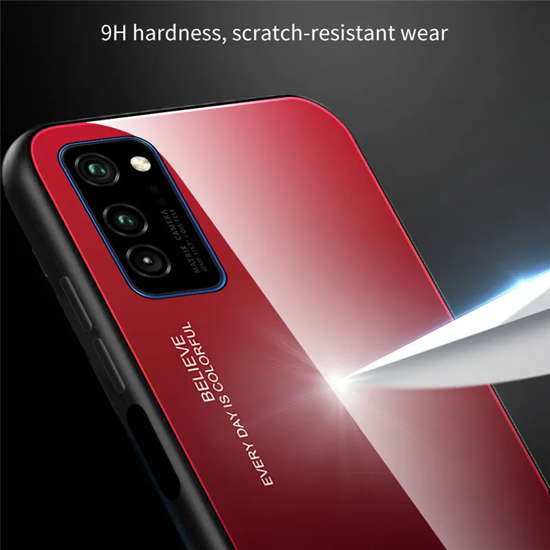Чехол из закаленного стекла для Huawei P50 P40 P30 P20 Lite Mate 10 20 30 40 Honor Pro 9 P | Мобильные