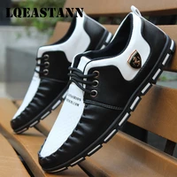 lqeastann sports driving shoes mens flat non slip casual shoes ltalian flat shoes korean mens pea soft shoes 2020