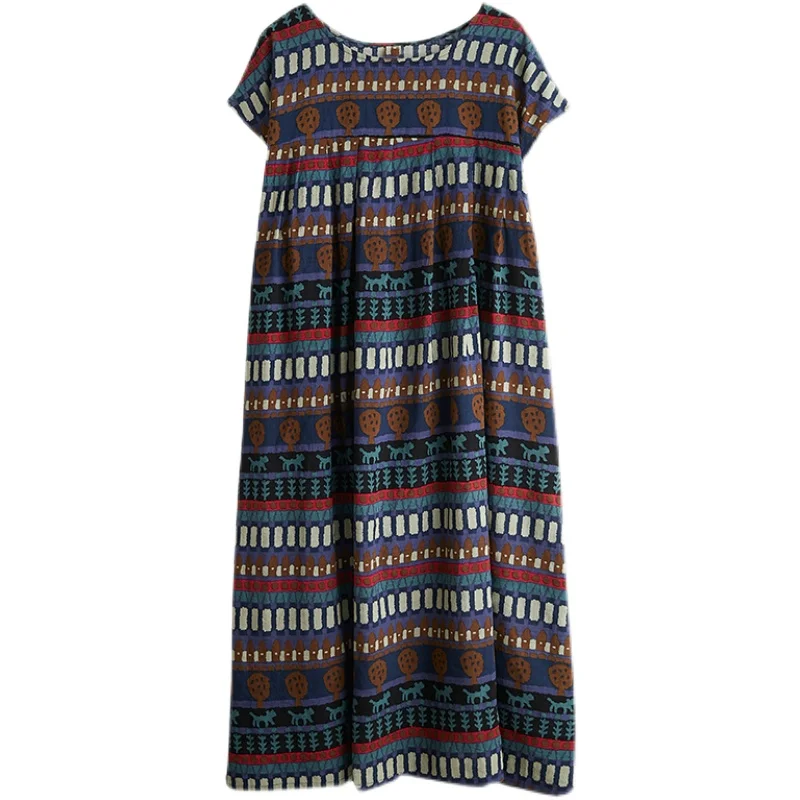 

New summer dresses or lend the big yards fat mm200-300 jins loose show thin floral dress