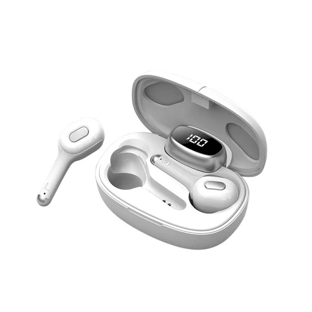 GOOJODOQ 5,0 беспроводные наушники водонепроницаемые TWS HiFi 6D стерео Bluetooth наушники с двойным микрофоном 3-го поколения Auriculares - Цвет: white