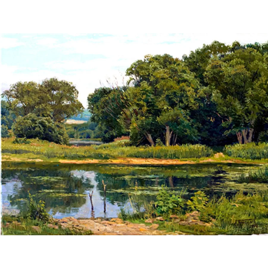 

5D Diamond Painting European landscape oil painting diamond embroidery Full square cross stitch rhinestone home decoration gift