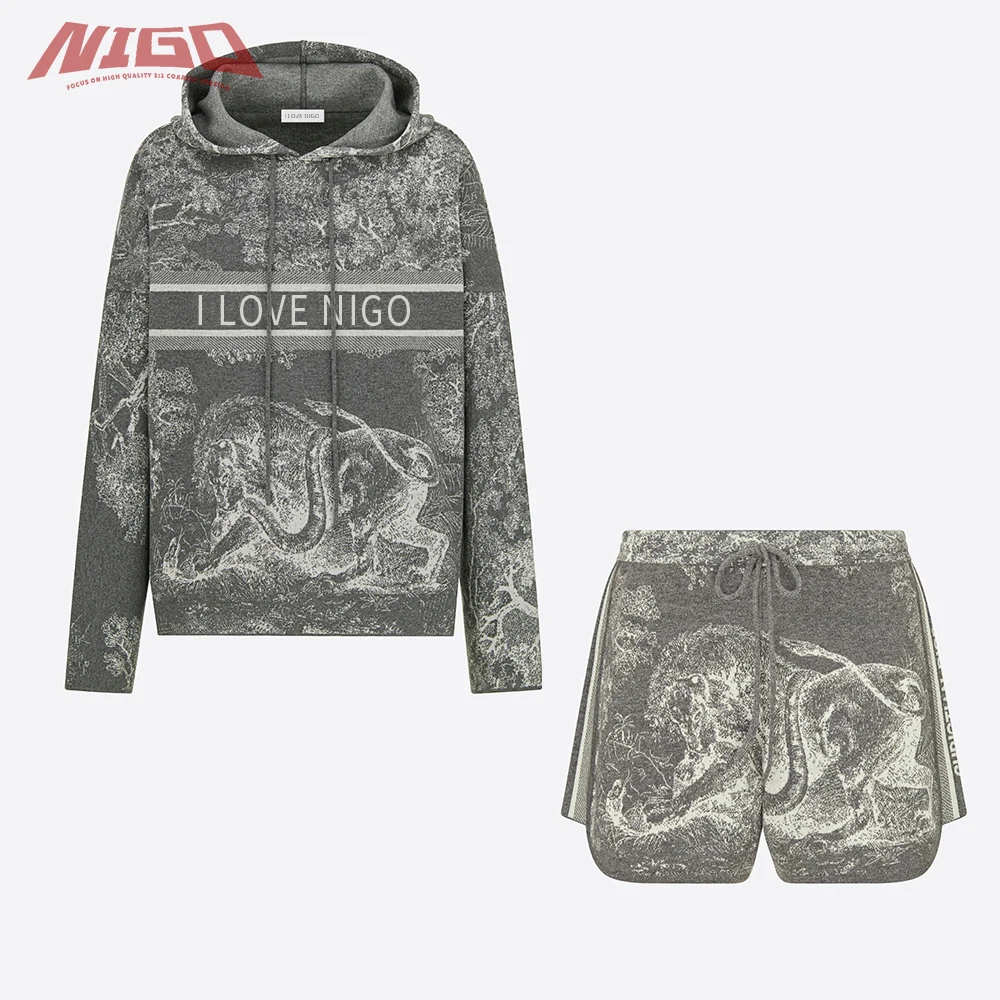 

NIGO 21ss D кашемировый текстильный пиджак Шорты костюм # nigo1121