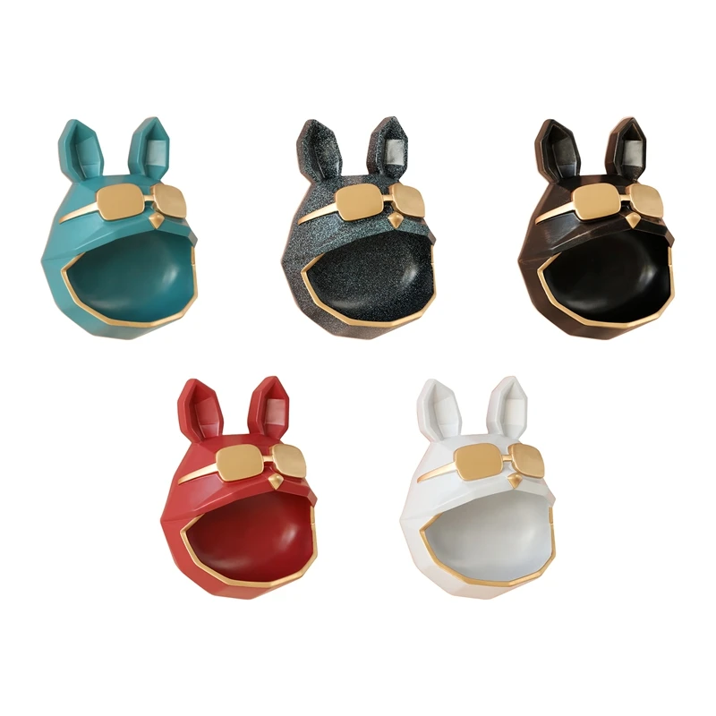 

New Resin Art Cool Dog Storage Box for Key Pearls Jewels Ornament on Wall Decor Anime Statue Office Home Decor
