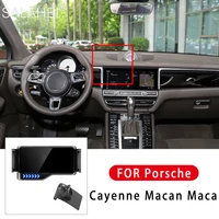 mobile phone holder for porsche cayenne macan maca 2014 2020 air vent mount clip interior dashboard adjustment telephone holder