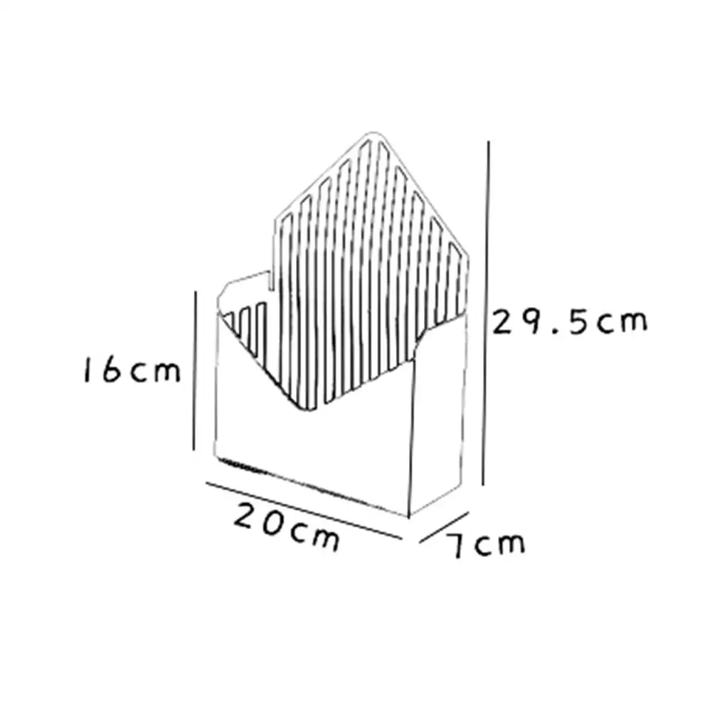 

Romantic Envelope Stripe Flower Bouquet Paper Packing Box Holder Florist Gift