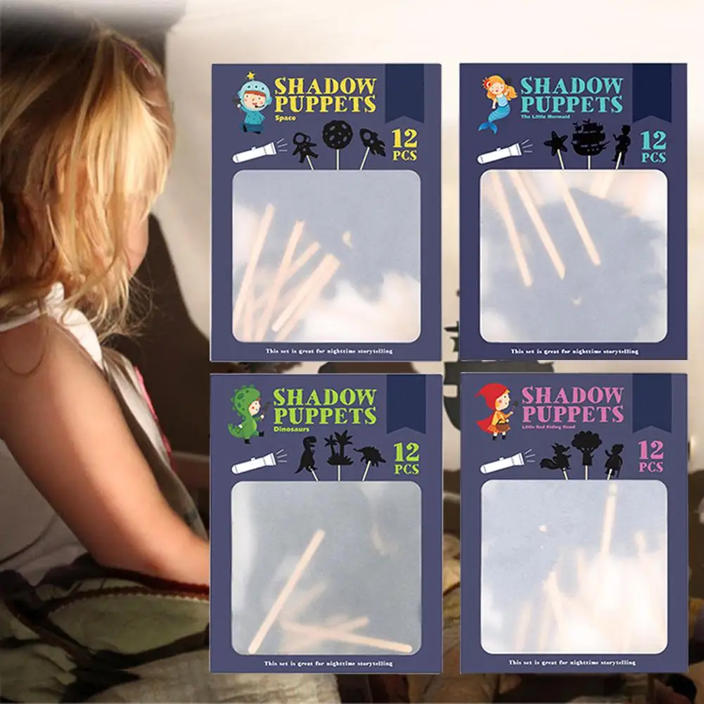 Детская игра Shadow Puppets образовательный силуэт интересный теневой рисунок