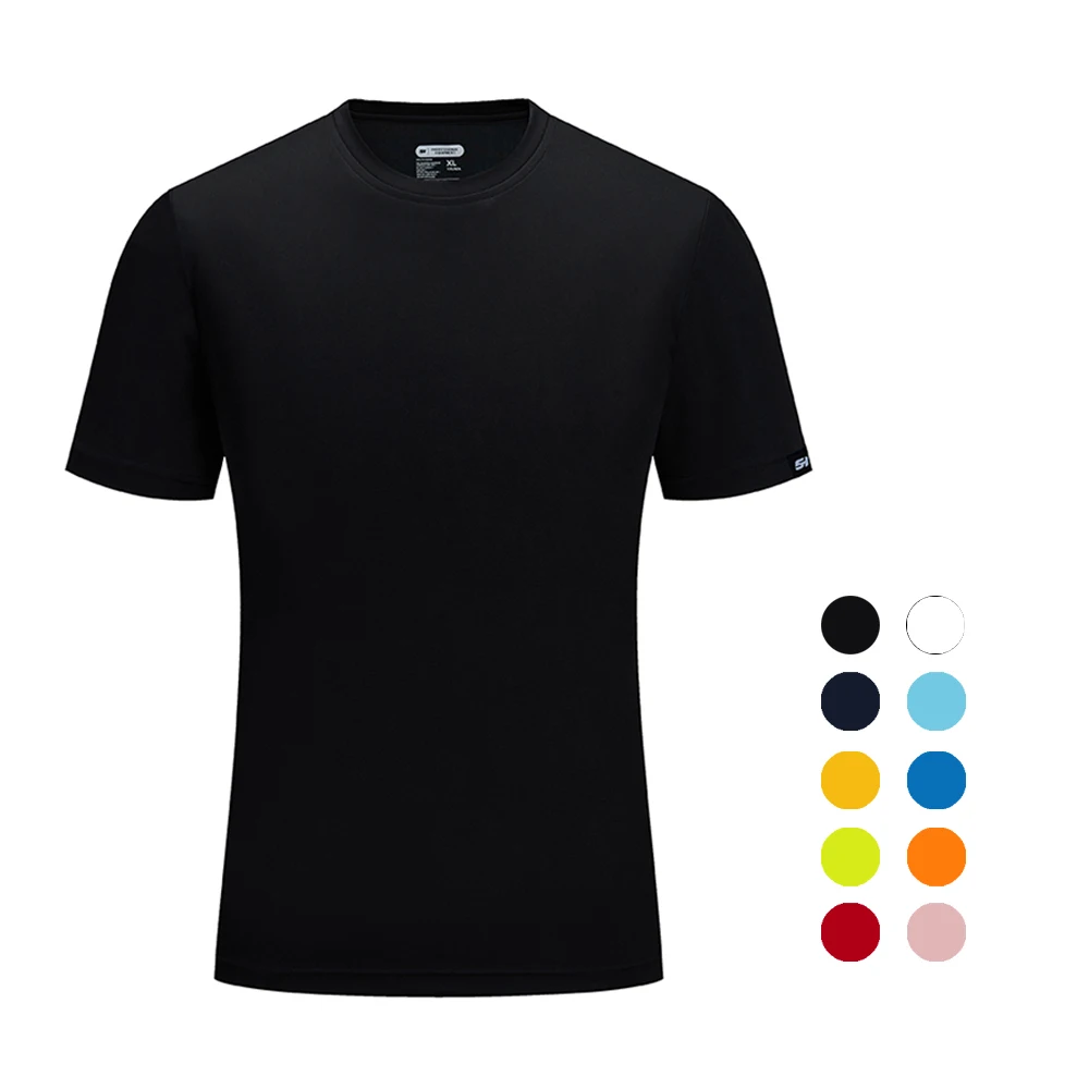 

Men Summer Casual Outdoor T-Shirt Men Sports T-Shirt Plus Size Sport Fast-Dry Breathable Tops