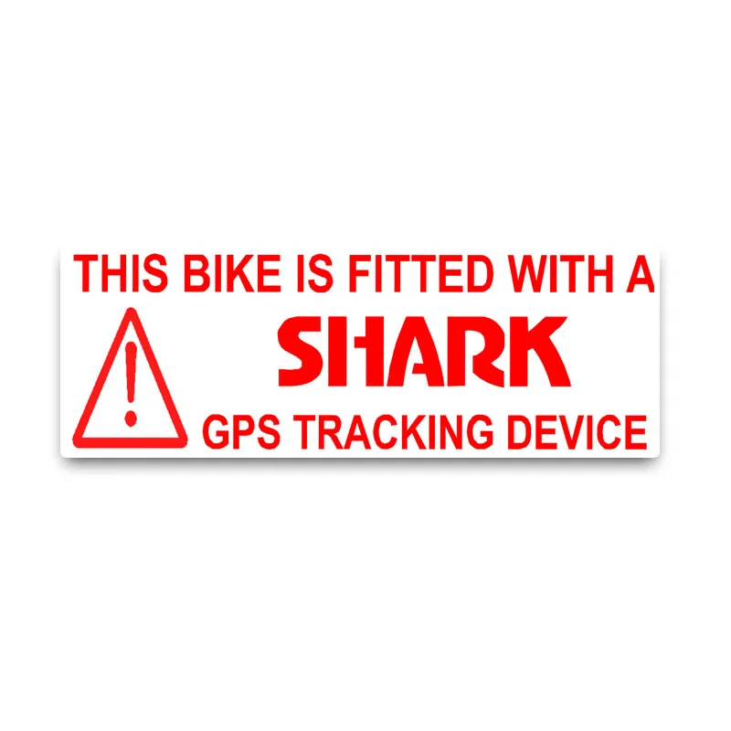 

Creative Car Sticker Shark GPS Tracking Car Styling Decal Accessories Vinyl PVC 14cm*5cm Motorcycle Waterproof Windshield