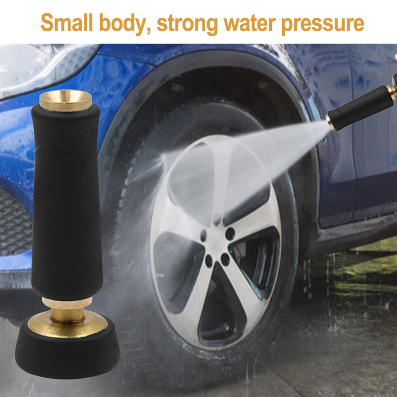 

Garden Car Wash Adjustable Hose Twist Nozzle Heavy Duty for Lawn Patio