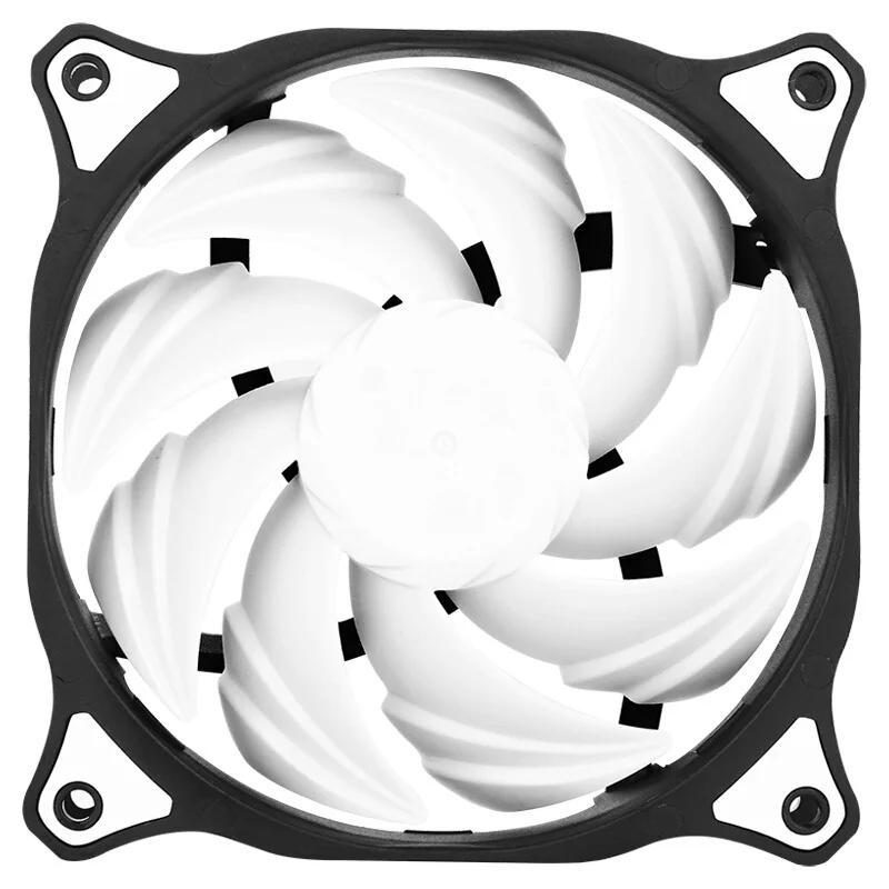 

SAMA Ice Wind Fan Set 3 12cm PC Case Fan 90.29CFM High Air Volume/No Light/PWM Intelligent Speed Regulation