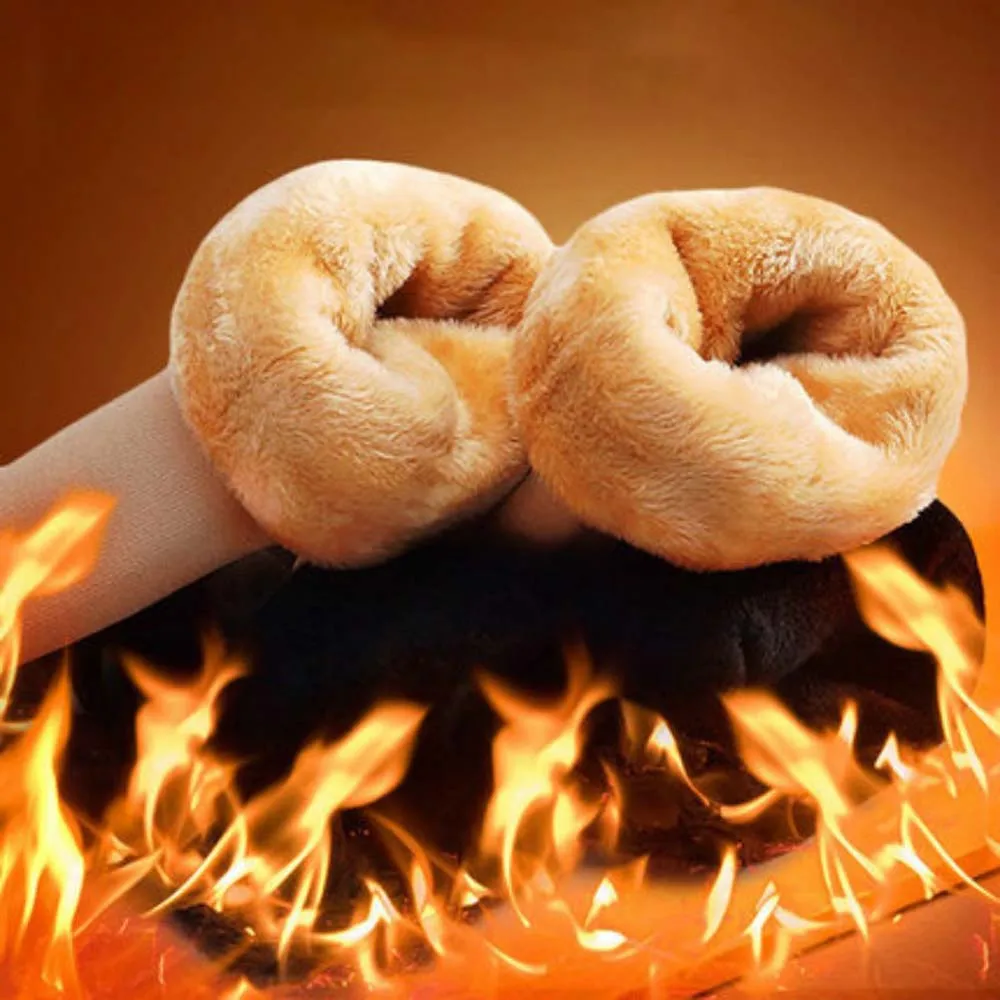 

Plus Velvet Thick Warm Stockings Women Autumn Winter Thigh High Stockings Ladies Over Knee Calf Long Stockings