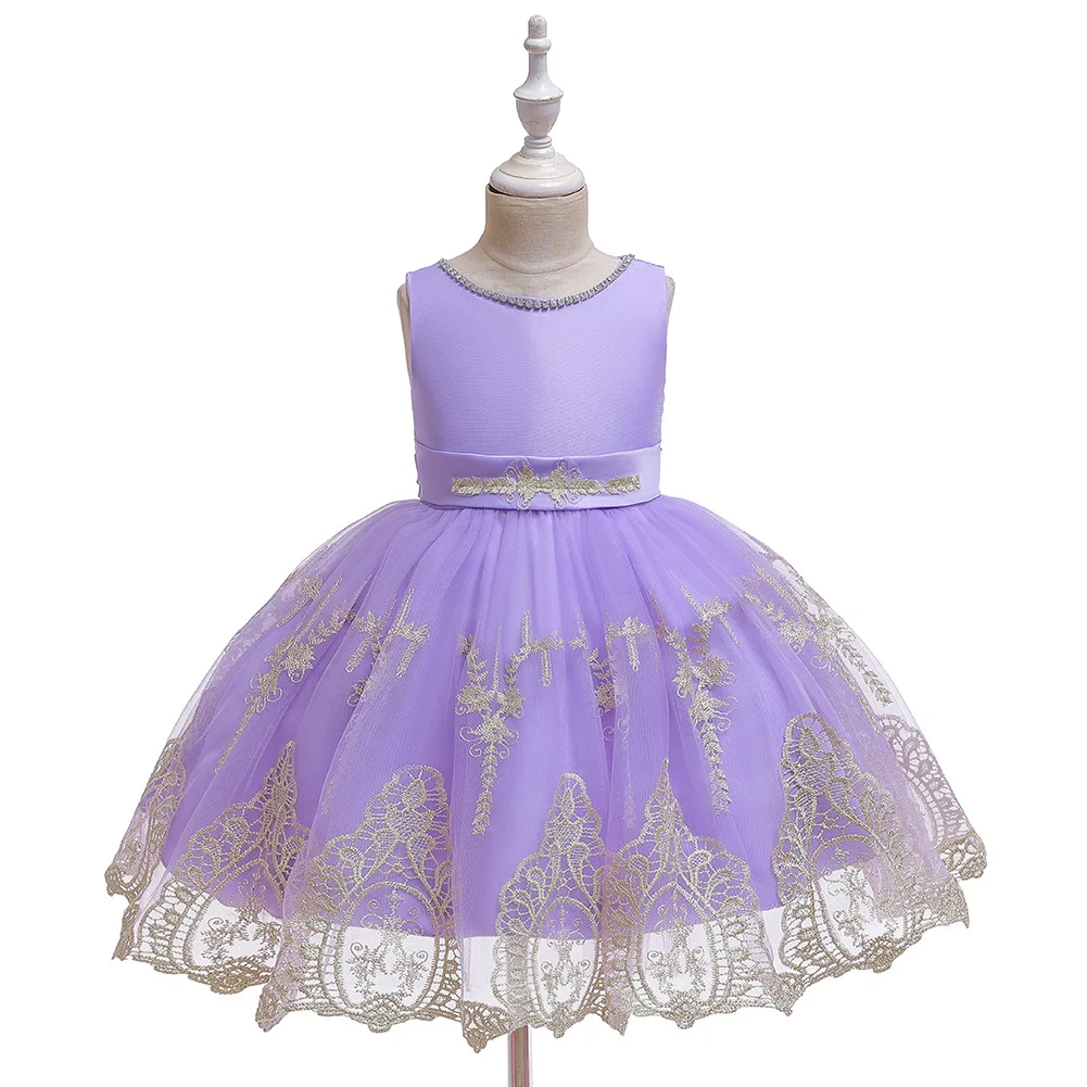 

Princess Flower Girl Dress Summer Tutu Wedding Birthday Party Kids Dresses For Girls Children's Costume Teenager Prom Designs