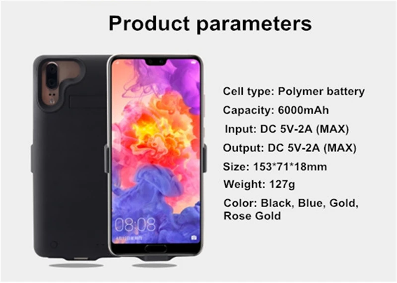 6000mAh батареи Чехлы для Xiaomi Redmi 6 Pro резервного питания банк зарядки чехол для Redmi 6 внешний контейнер для аккумуляторных батарей