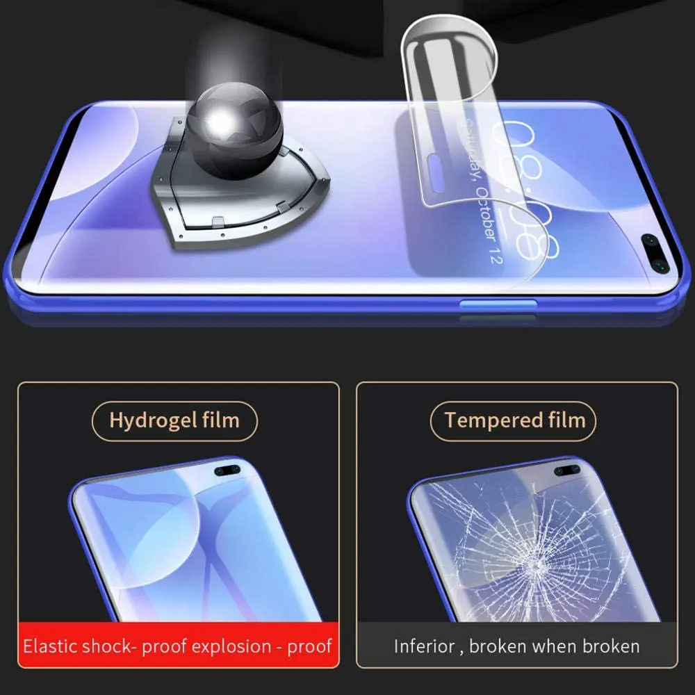 Гидрогелевая Защитная пленка для экрана Oppo A5 A5S AX7 F11 Pro A9 2020 мягкая RENO 10X Zoom Z 2 2Z 3 не