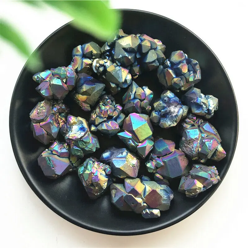 Прямая поставка 50 г 10 30 мм аметист RainbowTitanium отметка детской яркости