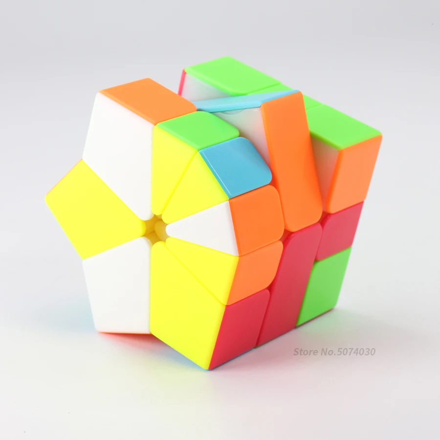 Qiyi Qifa SQ1 Cube 3x3x3 SQ-1 необычный кубик без наклеек черная головоломка Скручивающиеся игрушки для детей Magico Square-1 квадрат