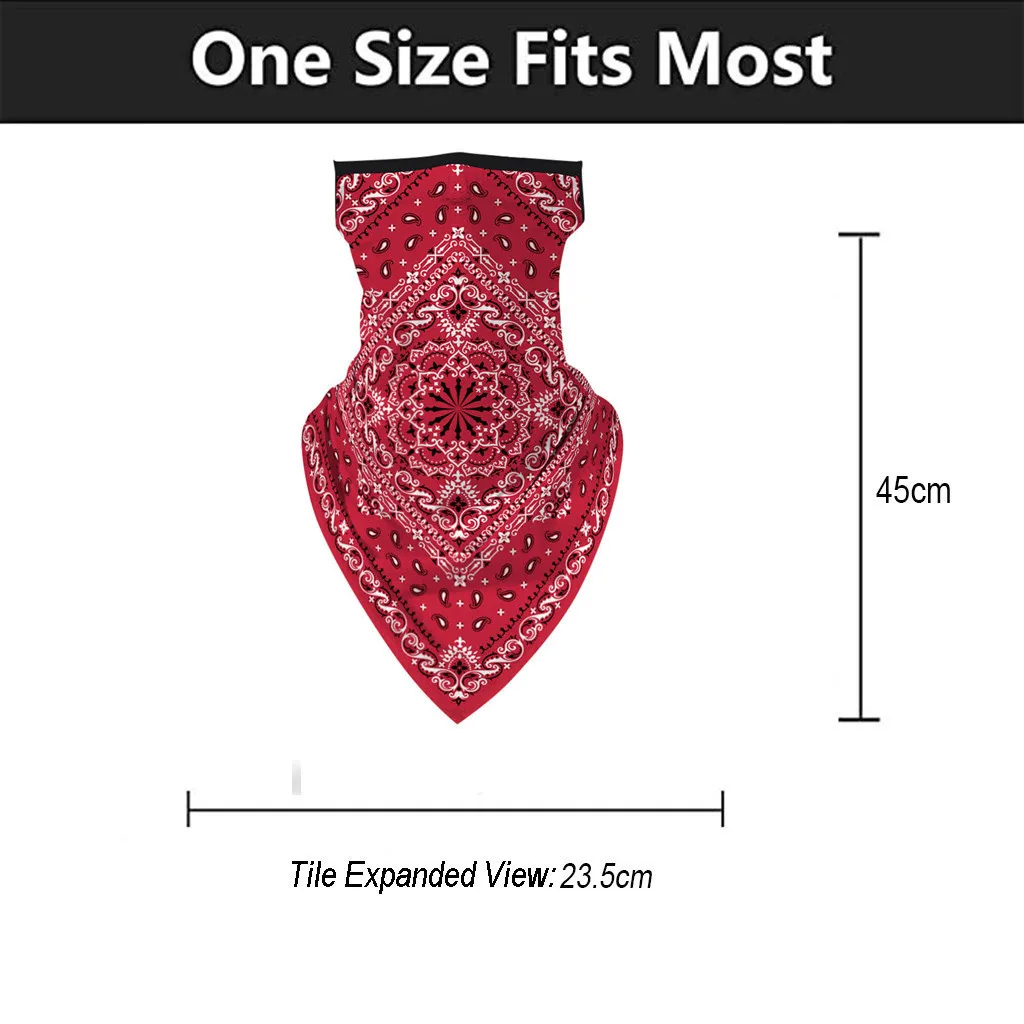 

3PC Outdoor Fashion Vintage Starry Sky Butterfly Print Mask Seamless Ear Mask Sports Scarf Neck Tube Face Dustproof Riding Mask