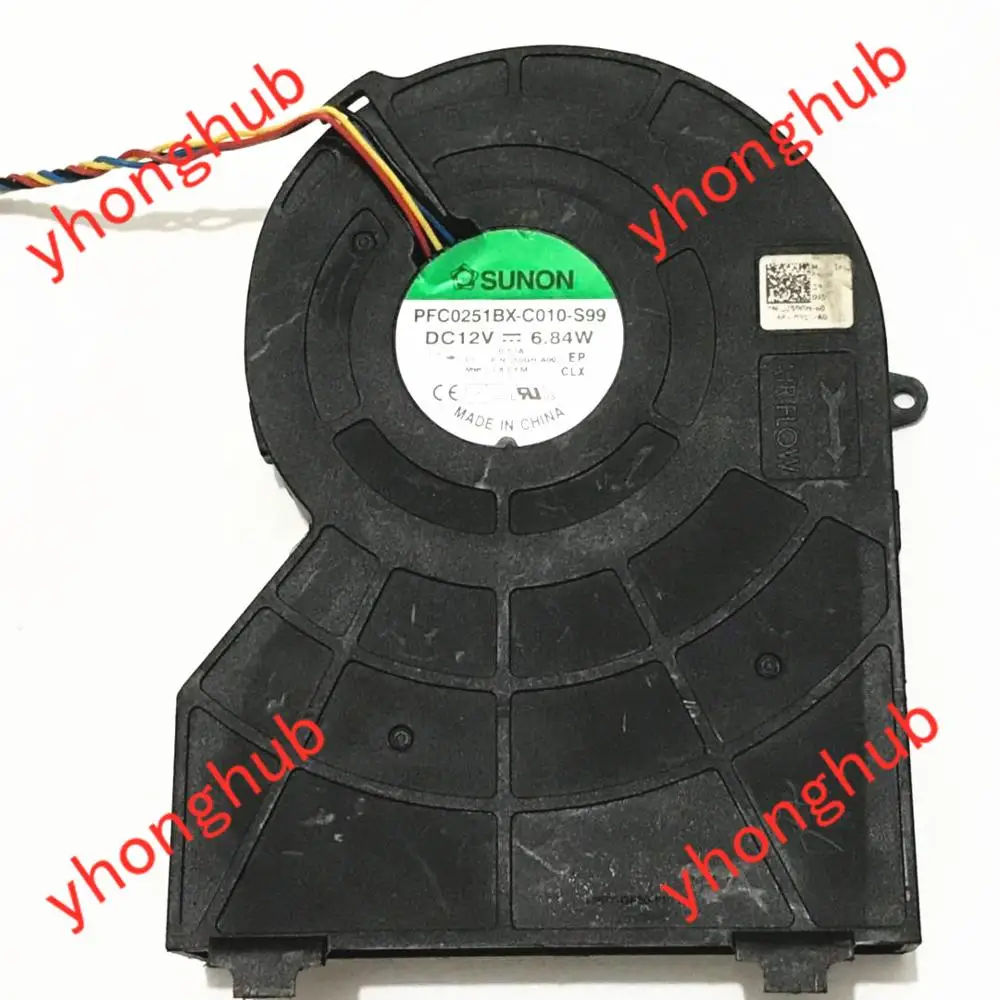 SUNON PFC0251BX C010 S99 AC/DC 12V 6 84 W 4 проводной Сервер вентилятор охлаждения|blower fan|12v dc blower