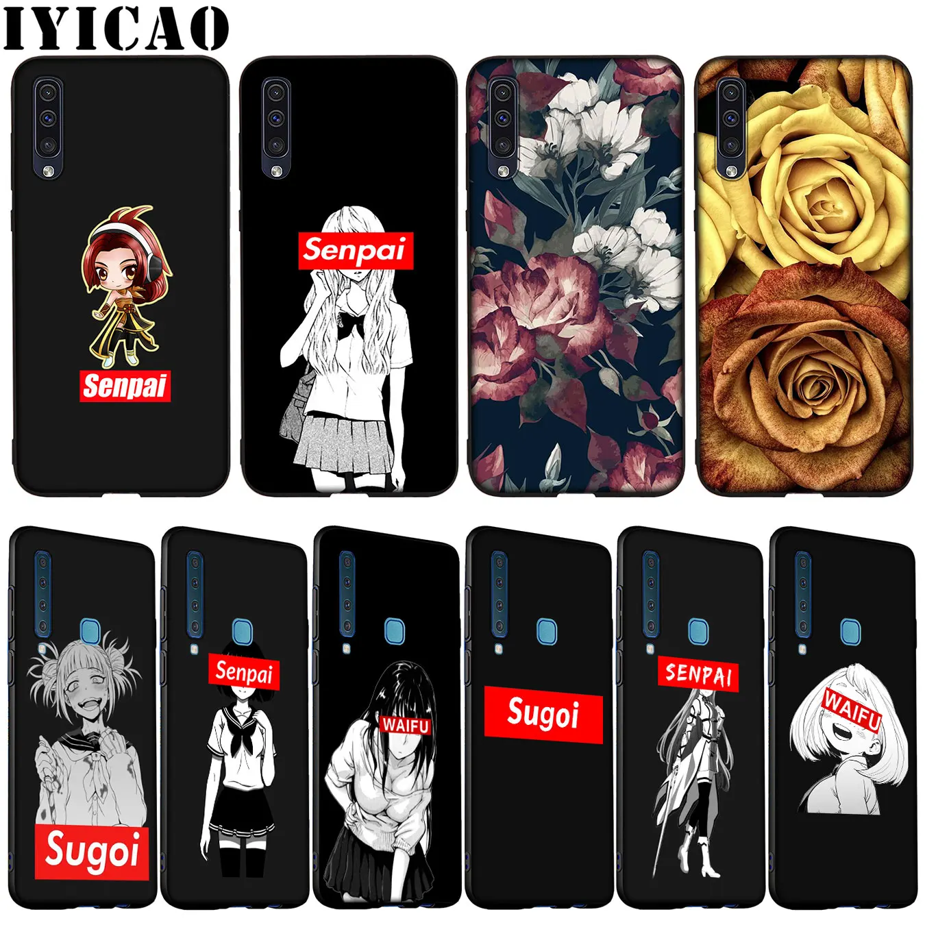 Мягкий силиконовый чехол Sugoi Senpai аниме Waifu для Samsung Galaxy A70 A60 A50 A40 A30 A20 A10 M10 M20 M30 M40 A20E