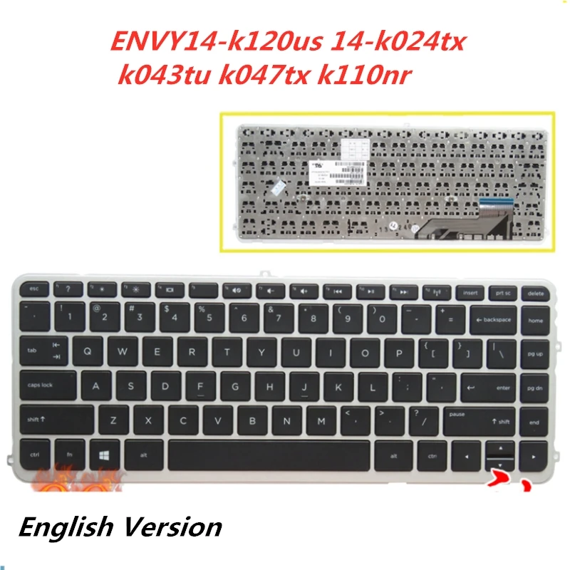 Клавиатура для ноутбука HP ENVY 14-k120us 14-k024tx k043tu k047tx k110nr | Компьютеры и офис