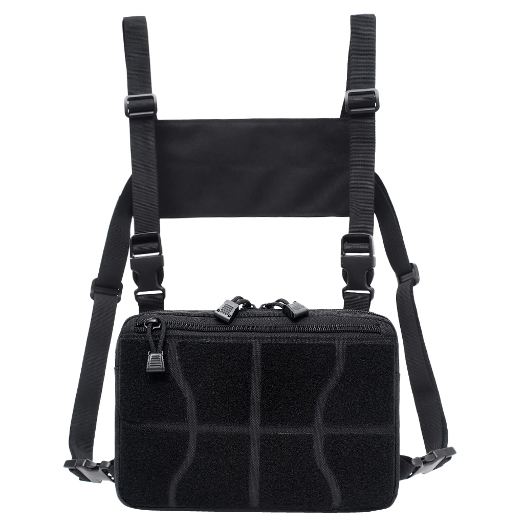 

Chest Front Pack Pouch Holster Rig for Hiking Hunting Fishing Climbing