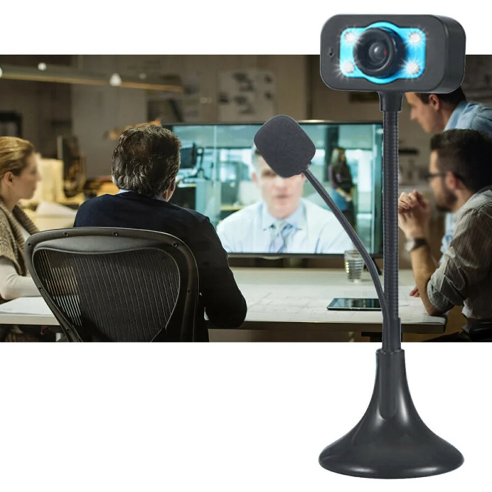 

Noise Reduction Web Camera USB 3.0 Digital zoom 4 LED Camera Laptop PC