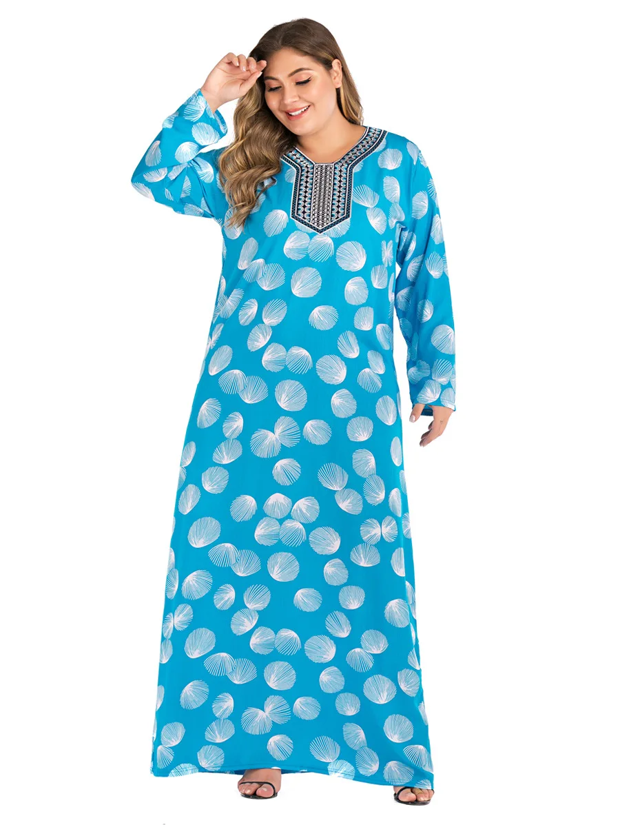 Женское платье макси с длинными рукавами|Мусульманская одежда| |