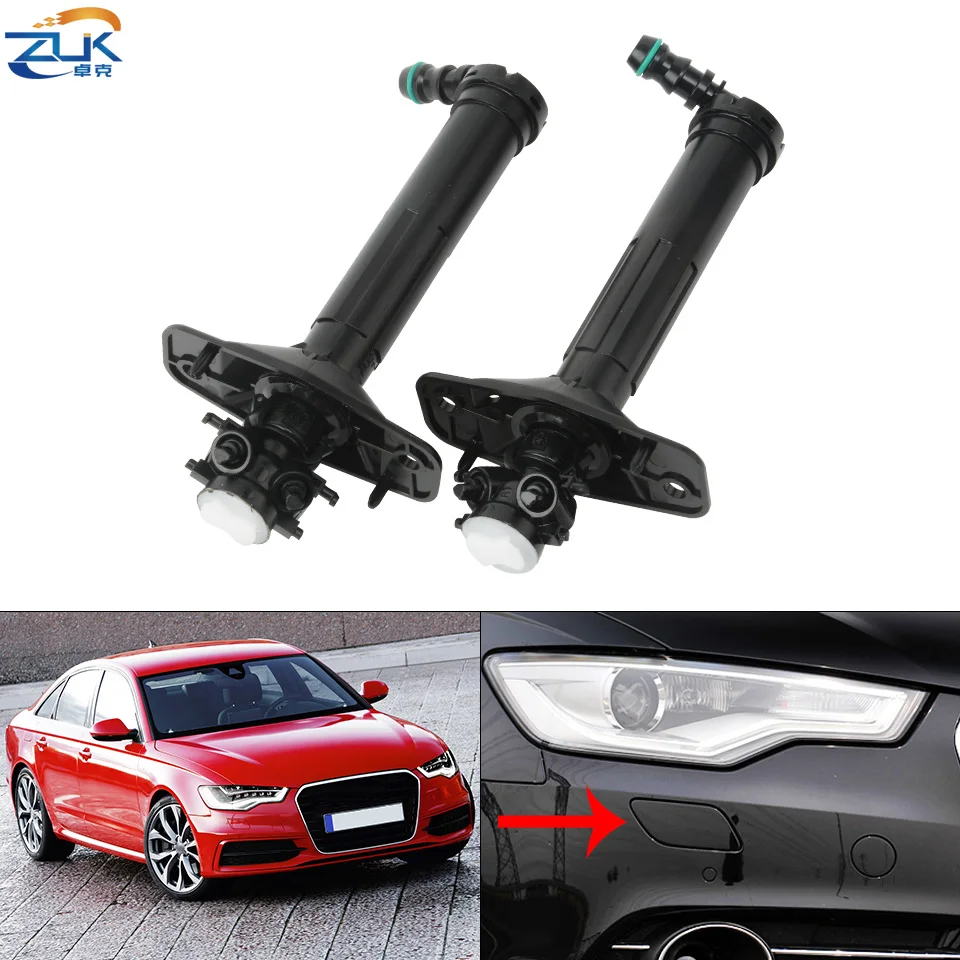 ZUK для Audi S6 RS6 A6 Allroad Avant Quattro C7 2011 2016 мойка передних фар водяной распылитель