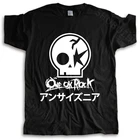 Футболка мужская с логотипом рок-группы, модная тенниска с надписью One Ok Rock, черный цвет, лето