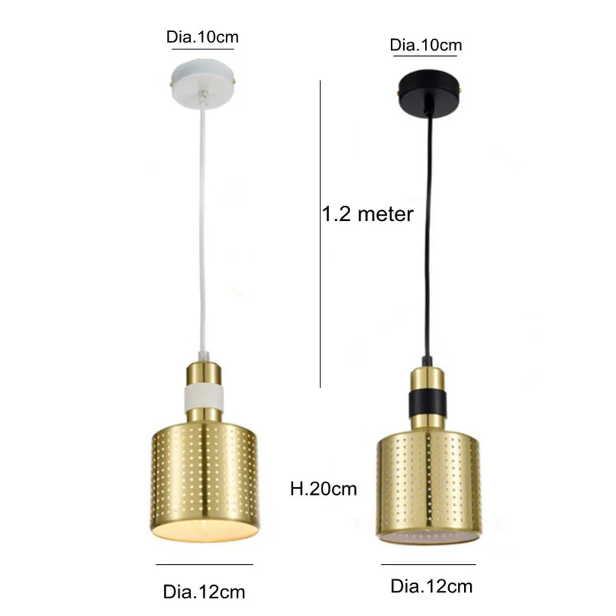 

Nordic Brass Pendant Lights Indoor Decor Lighting Modern Minimalist Iron Art Pendant Lamp Bedroom Living Room Loft Hanging Lamp