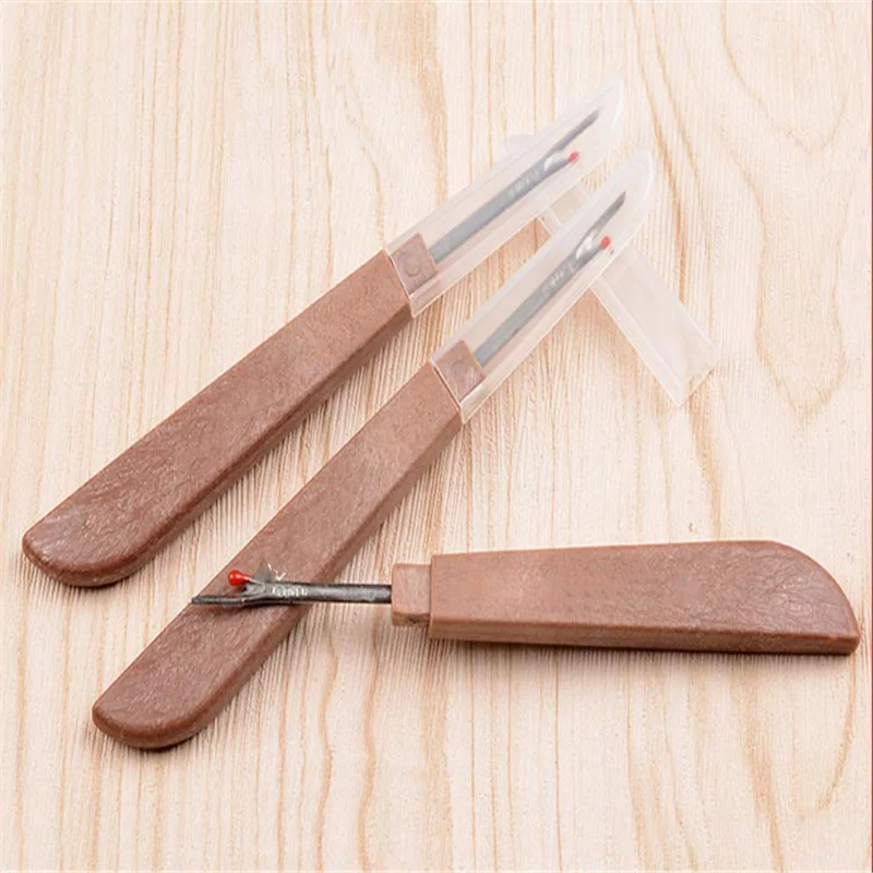 2019 Новинка с листком клевера 2 шт. в партии стальная деревянная ручка резьба резак