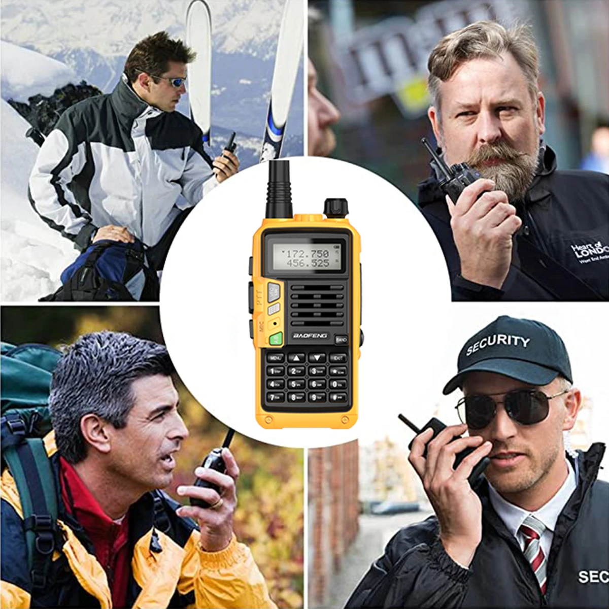 Рация BaoFeng UV-S9 Plus 10 Вт Двухдиапазонная (136-174 МГц VHF и 400-520 UHF) поддержка USB-зарядки 2