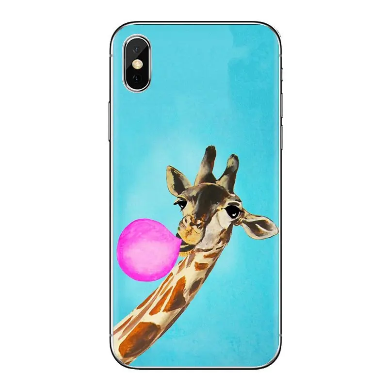 For Xiaomi Mi4 Mi5 Mi5S Mi6 Mi A1 A2 5X 6X 8 9 Lite SE Pro Max Mix 2 3 2S Hot Sale Watercolor Giraffe Painting Soft Skin Case |