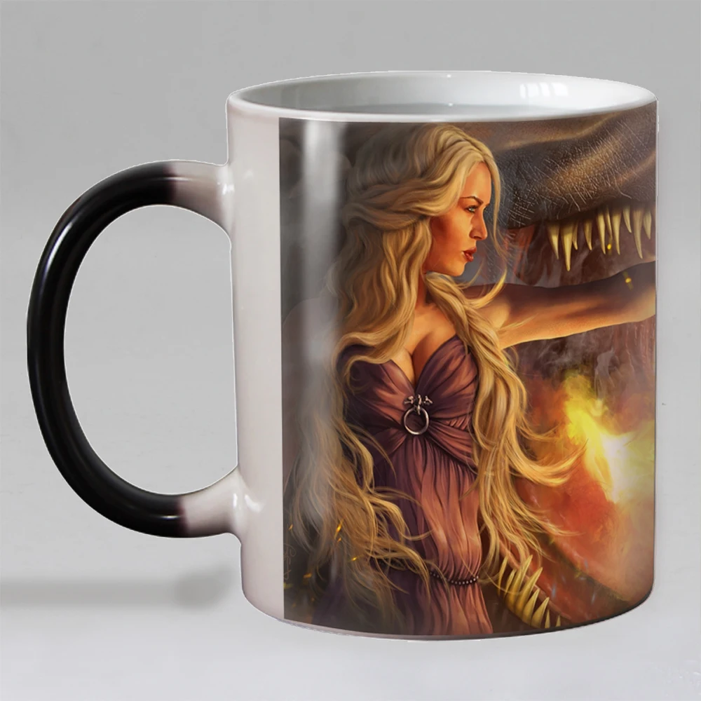 Дропшиппинг Термочувствительная Волшебная кофейная чашка Dragon керамические