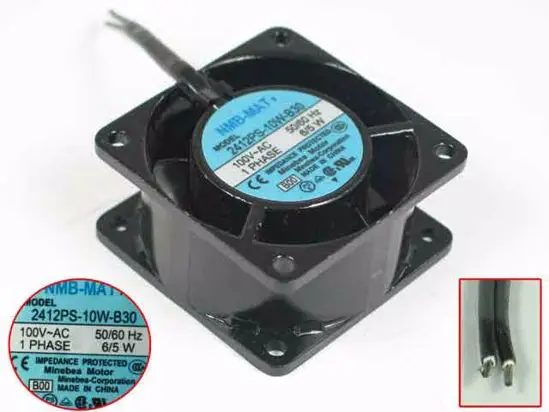NMB-MAT 2412PS-10W-B30 B00 AC 100V 6/5W 60x60x30mm вентилятор охлаждения сервера