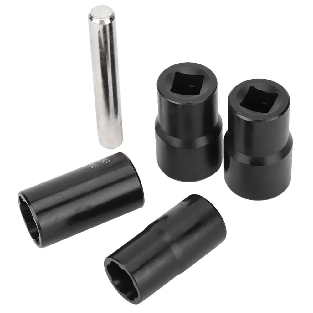 Набор закручивающихся розеток 5 шт. запирающие колеса гайка с болтом Съемник